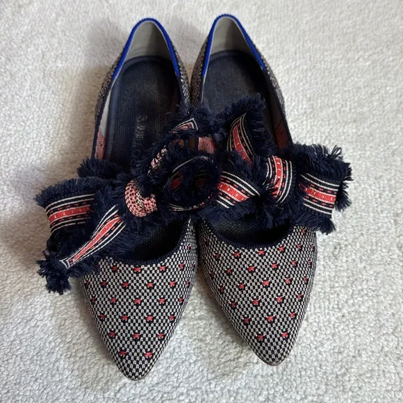 Rothy's Mary Jane Flats Coral Dot 8 - Picture 3 of 9